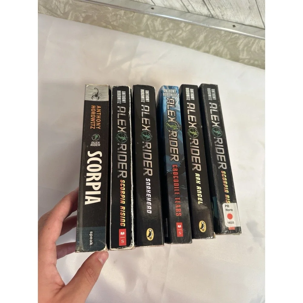 Alex Rider Books By Anthony Horowitz See Attached Picture For Titles LOT OF 8